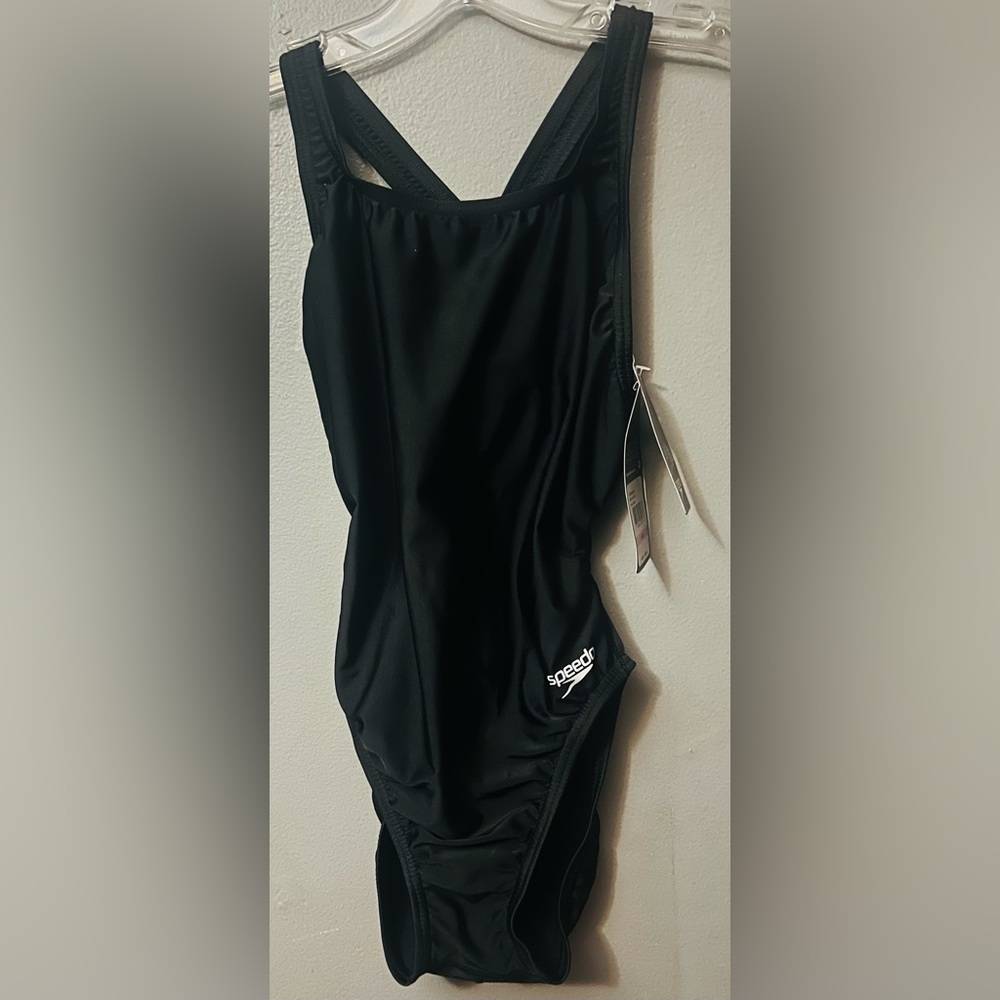 NWT Women’s Speedo Jet Black Swimwear